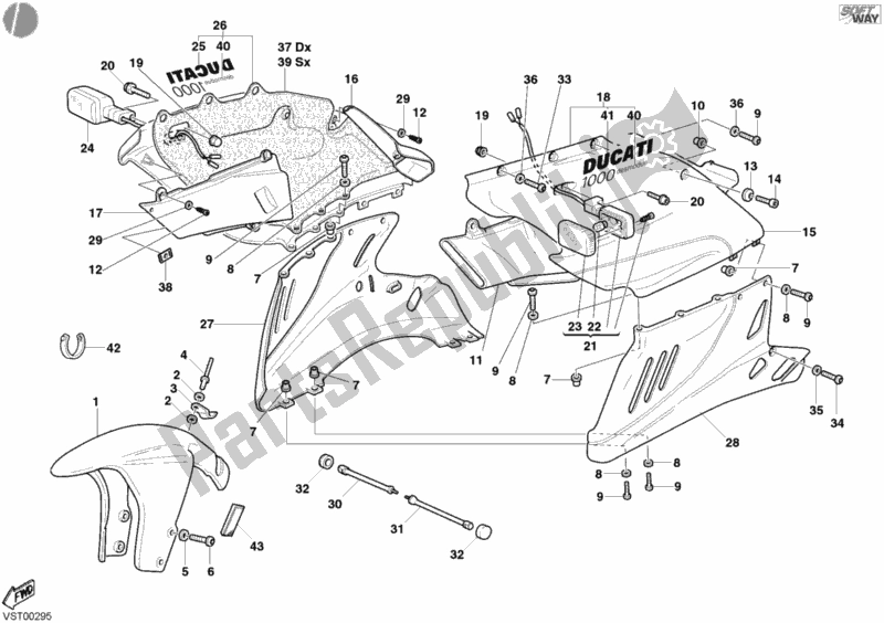 Wszystkie części do Upominek Ducati Supersport 1000 SS 2003